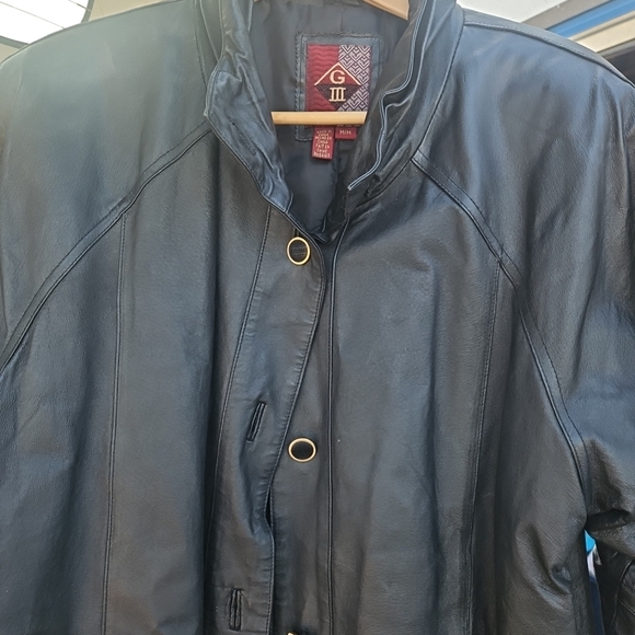 G-III Jackets & Blazers - G III Women's Black Leather Jacket